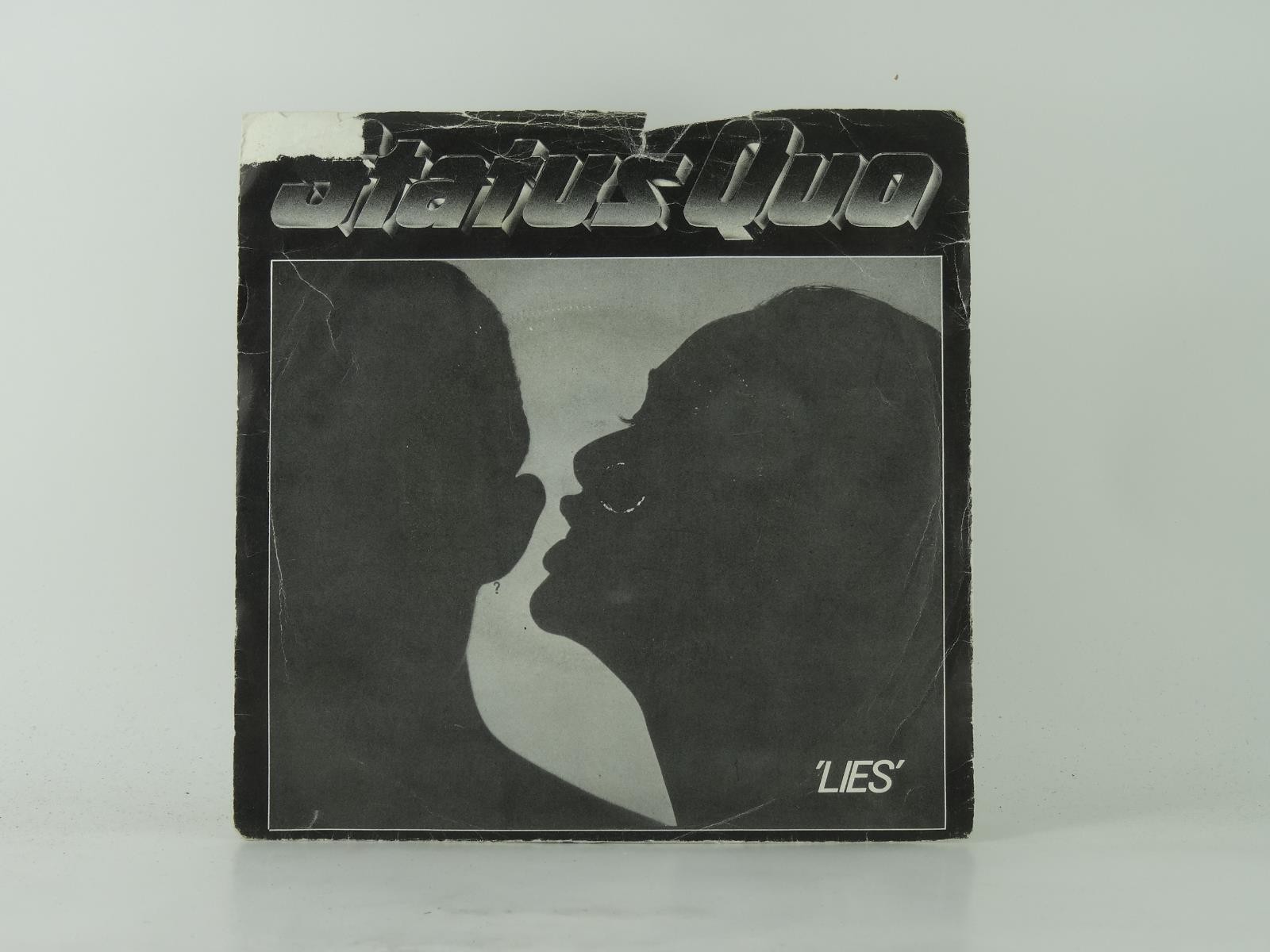 STATUS QUO LIES (2) (26) 2 Track 7" Single plus Picture Sleeve PHONOGRAM