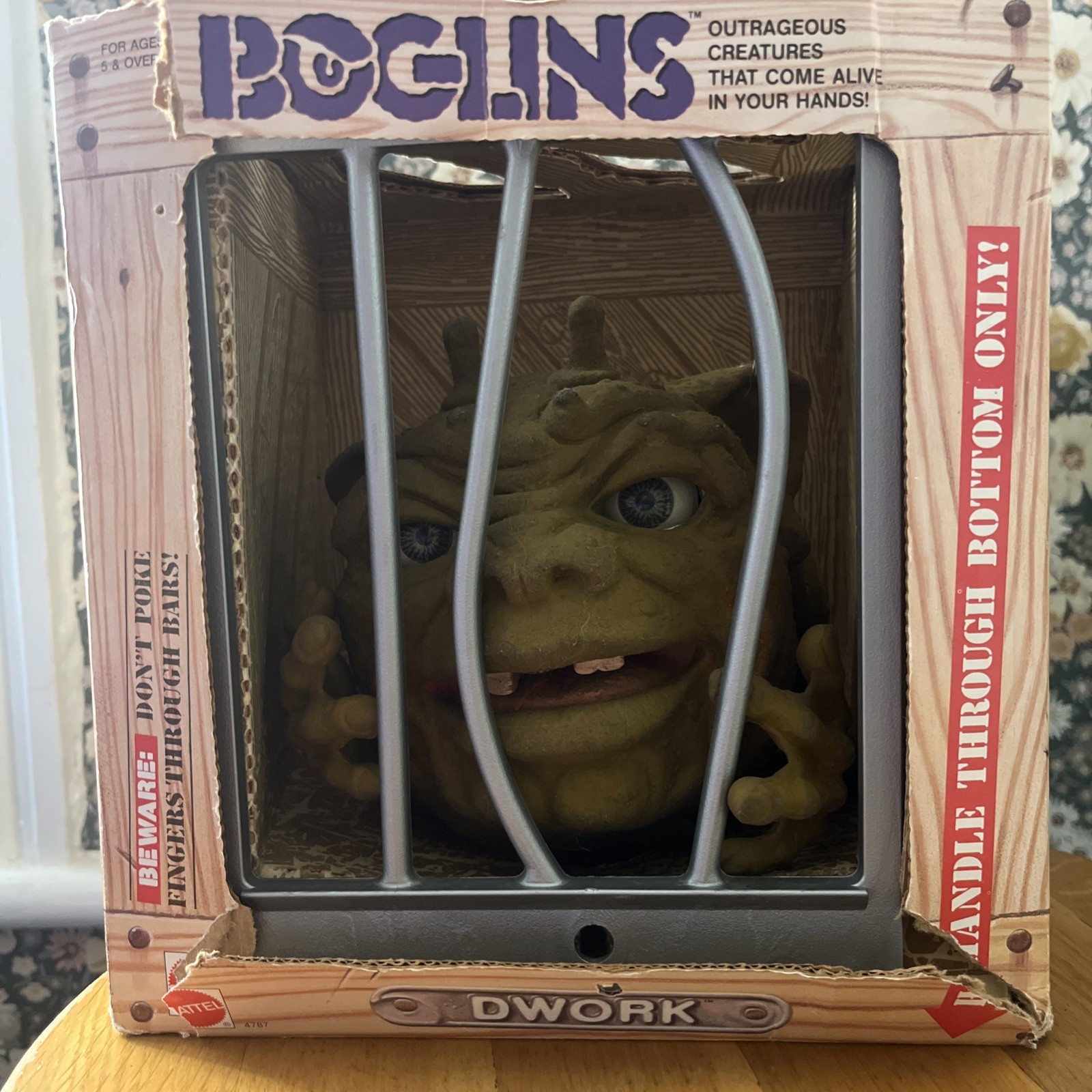Boglins grande figura pupazzo - Dwork originale d'epoca 1987 in scatola 