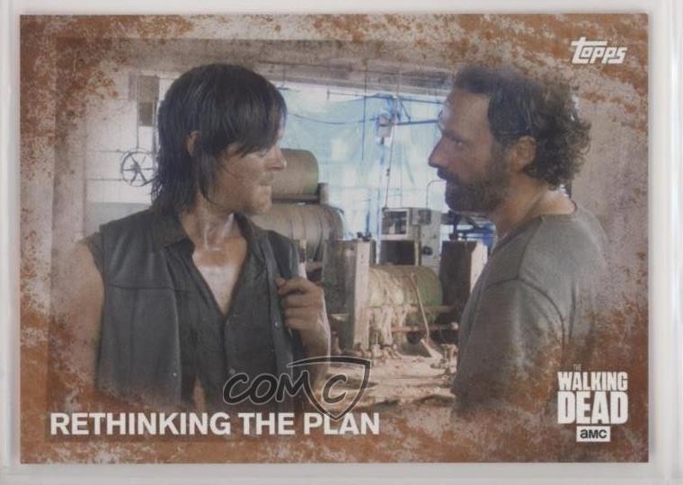 2016 Topps The Walking Dead Stagione 5 Ruggine 78/99 Ripensare il Piano #42 0ad