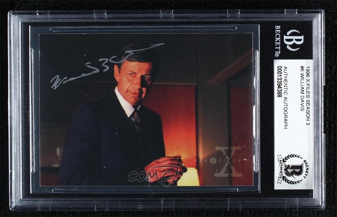 BAS 1996 The X-Files Stagione 2 Profili Uomo Fumo Sigaretta BGS Autentico ow6