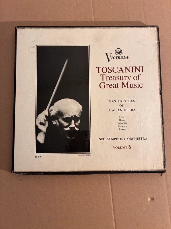 Coffret Vinyle Arturo Toscanini Italian Opera RCA VCM 6