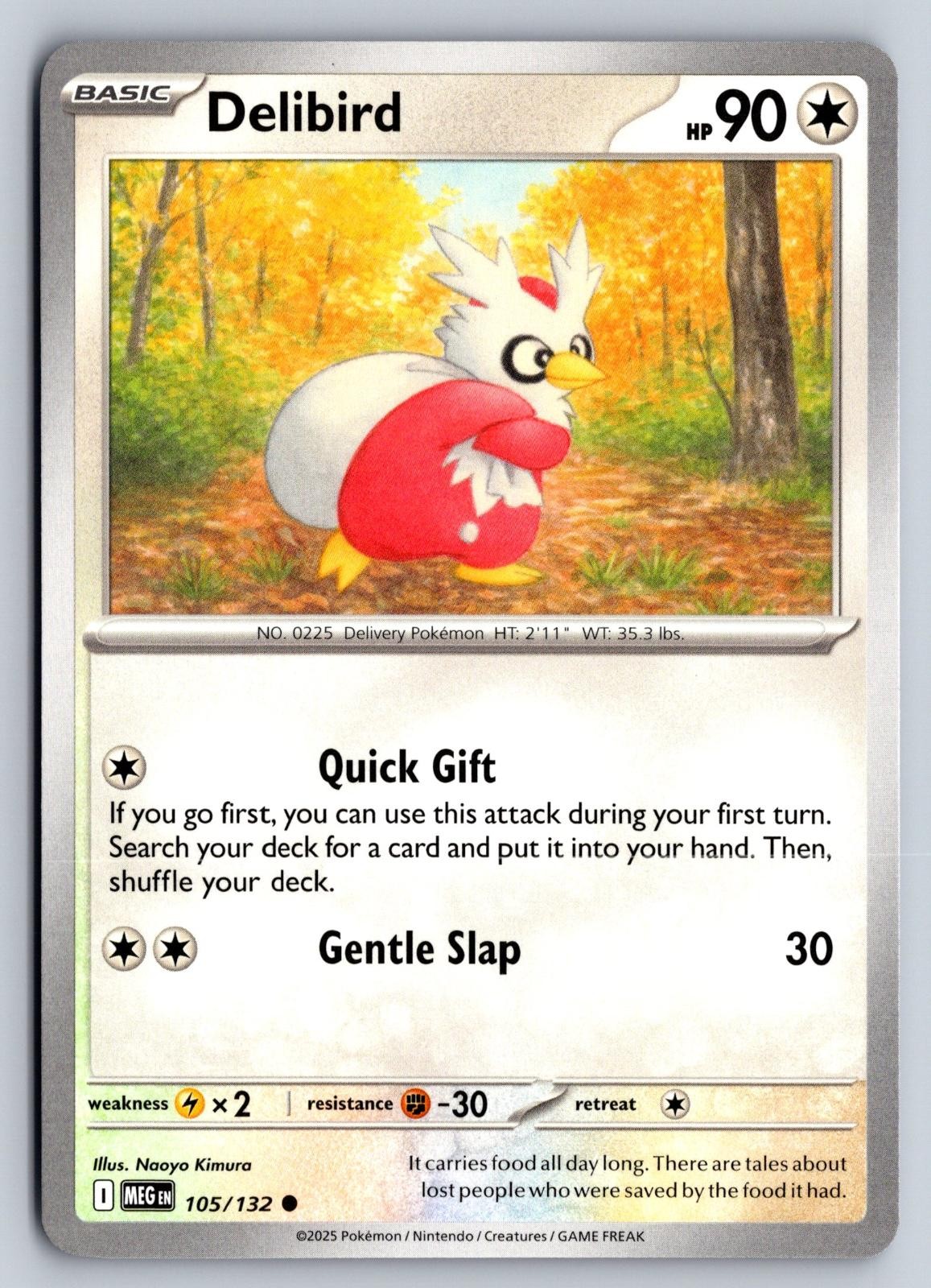 Delibird 105/132 Mega Evoluzione Pokemon Kimura