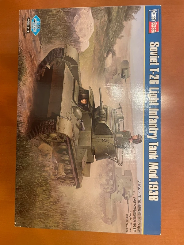 Hobby boss soviet t-26 1/35 scale