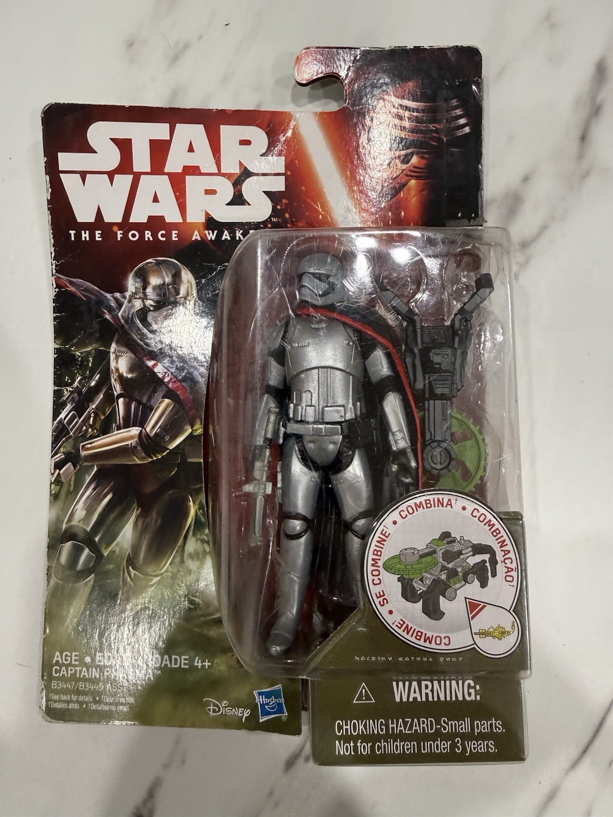 Hasbro Star Wars Modellino Capitano Phasma Il Risveglio della Forza 3,75" LEGGI