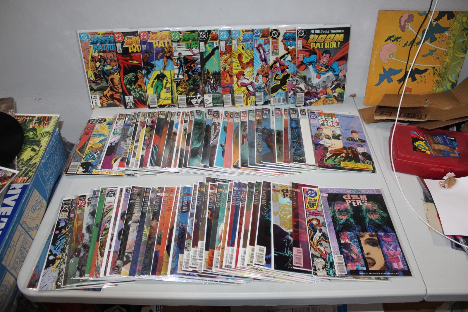 DOOM PATROL 1-87 DC VERTIGO SET FUMETTO COMPLETO CUSTODIA KUPPERBERG MORRISON 1987