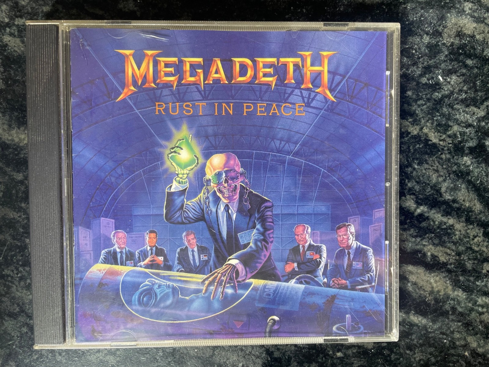 Megadeth Rust in Peace CD 1st Pressing 1990 Combat/Capitol 9 Tracks