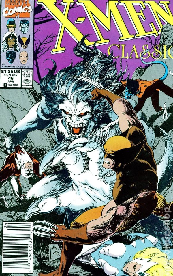 X-Men Classic Classic X-Men #46 FN 6.0 1990 Immagine Stock