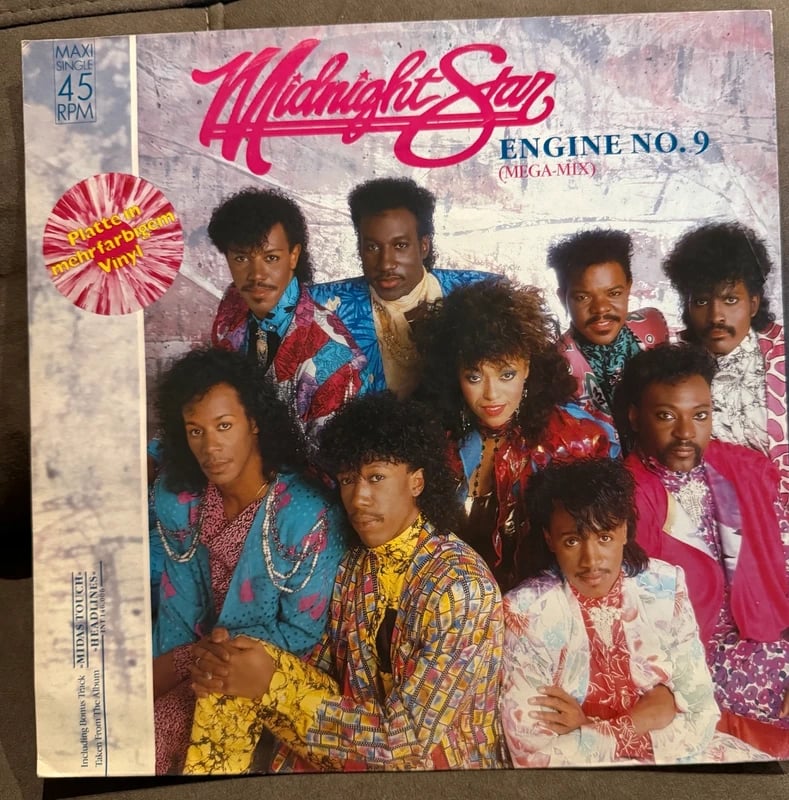 Midnight Star – Engine No. 9. Maxi single vinilo. Edic. Germany 1986
