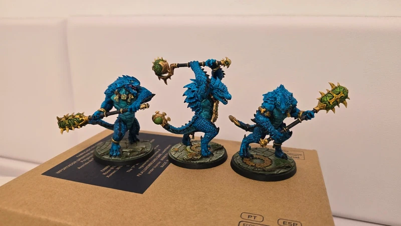 Unidad de 3 Kroxigors - Serafones / Hombres Lagarto (Age of Sigmar)