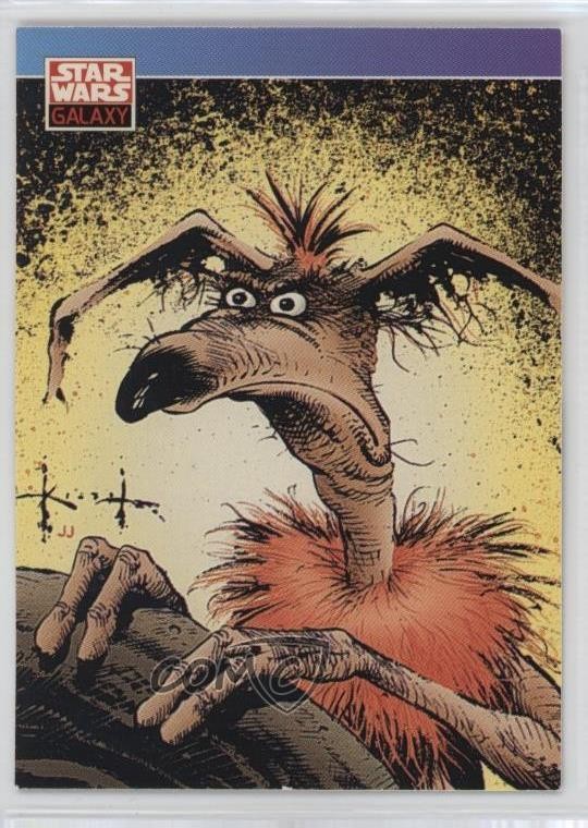 1993 Topps Star Wars Galaxy New Visions Salacious Crumb #105 0f6