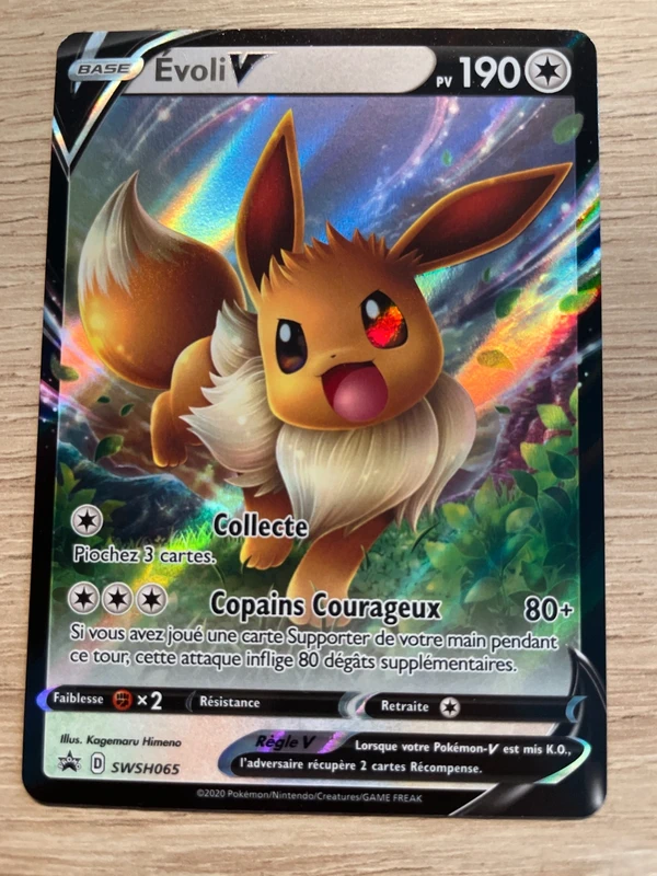 Carte Pokemon - Évoli V SWSH 065 - Promo