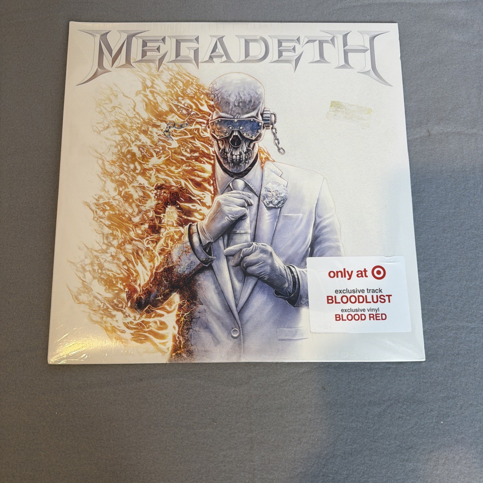 Megadeth Self Titled Limited Blood Red Color Vinyl 2LP + Bloodlust Track