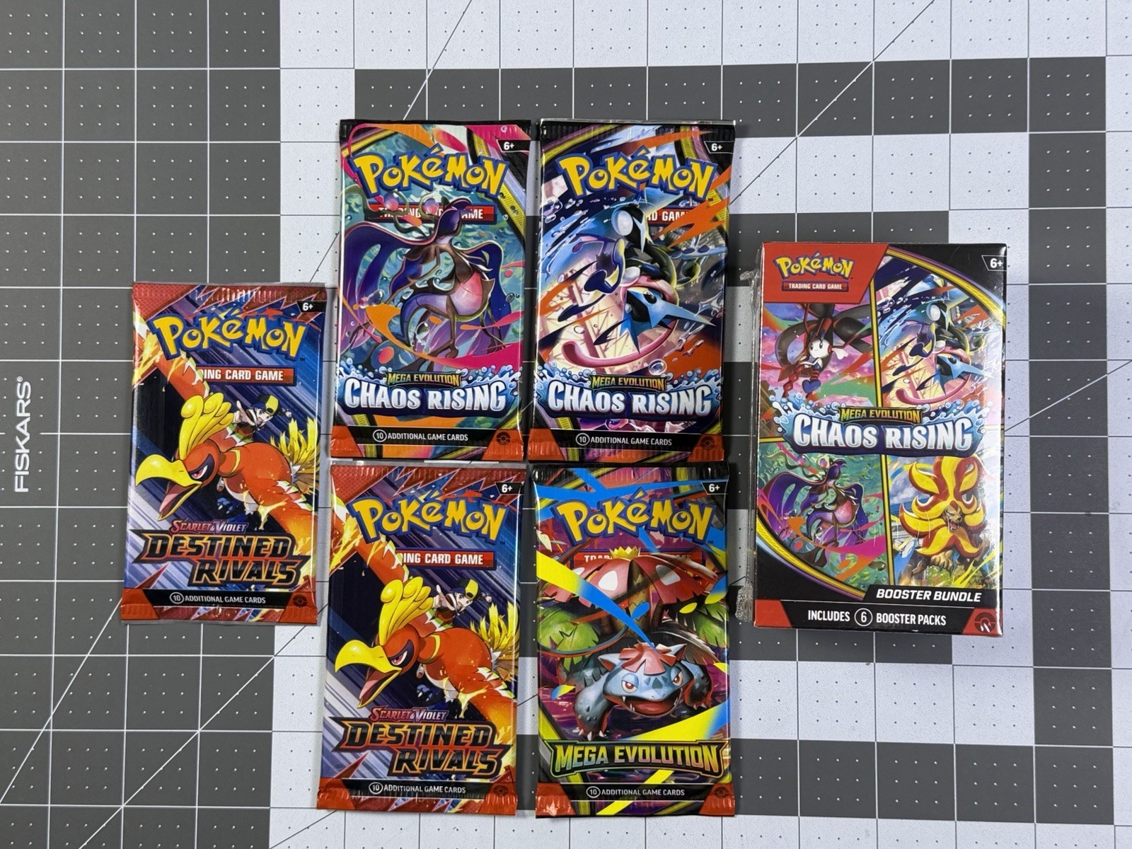 Pokémon TCG Mega Evoluzione Chaos Rising Booster Bundle Rivale Destinato 11 Confezioni!