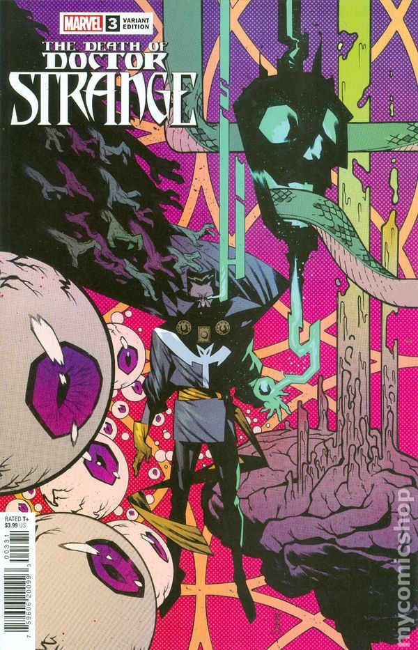 Morte di Doctor Strange #3C Jacinto Variante FN/VF 7.0 2022 Immagine Stock