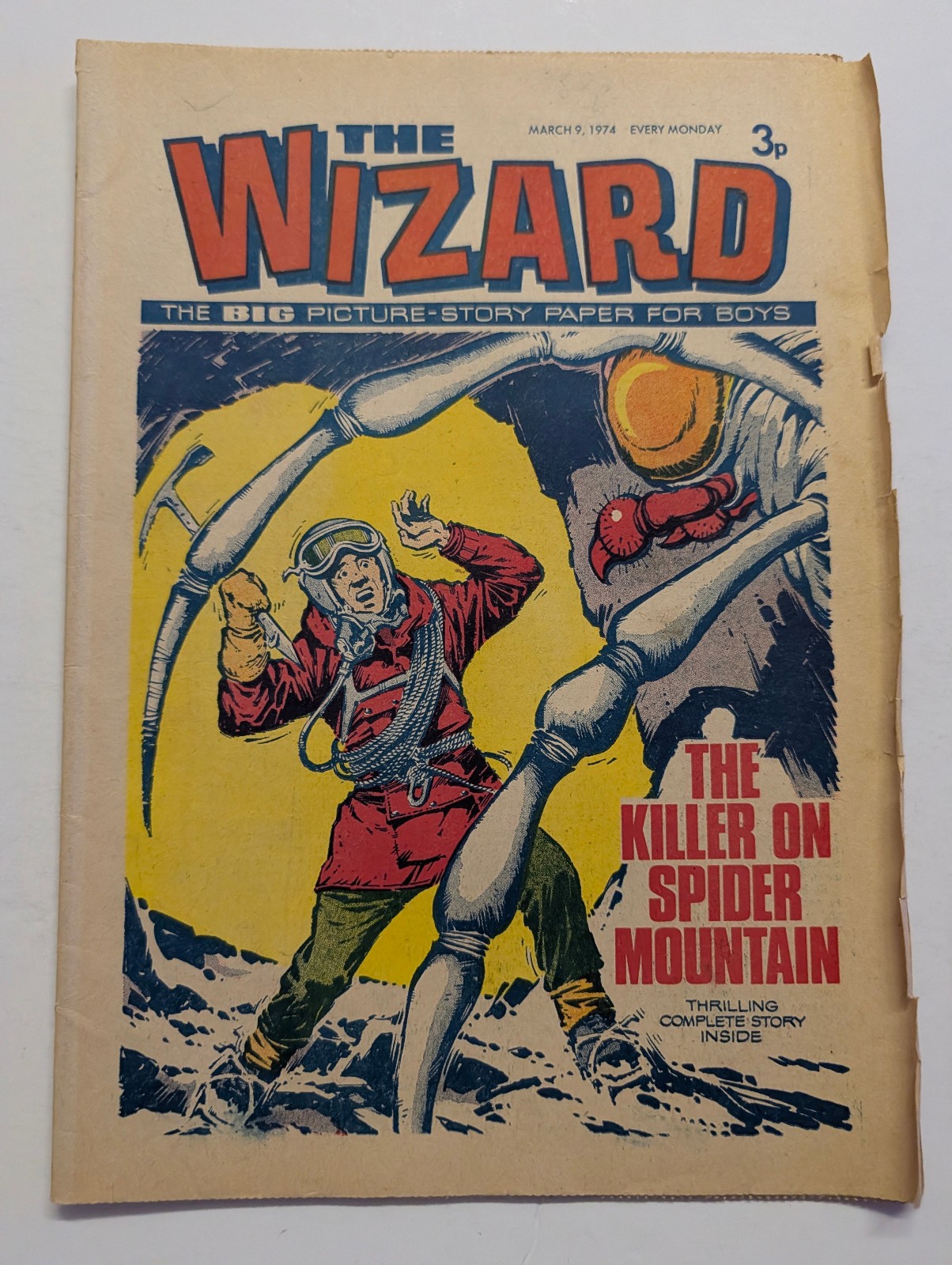 The Wizard Comic, March 9th 1974.