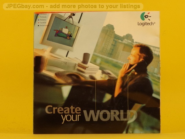 CREATE YOUR WORLD CREATIVE SOFTWARE (T9) SOFTWARE CD LOGITECH