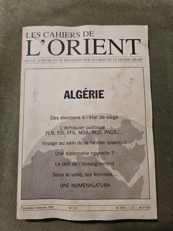 Les cahiers de l'Orient