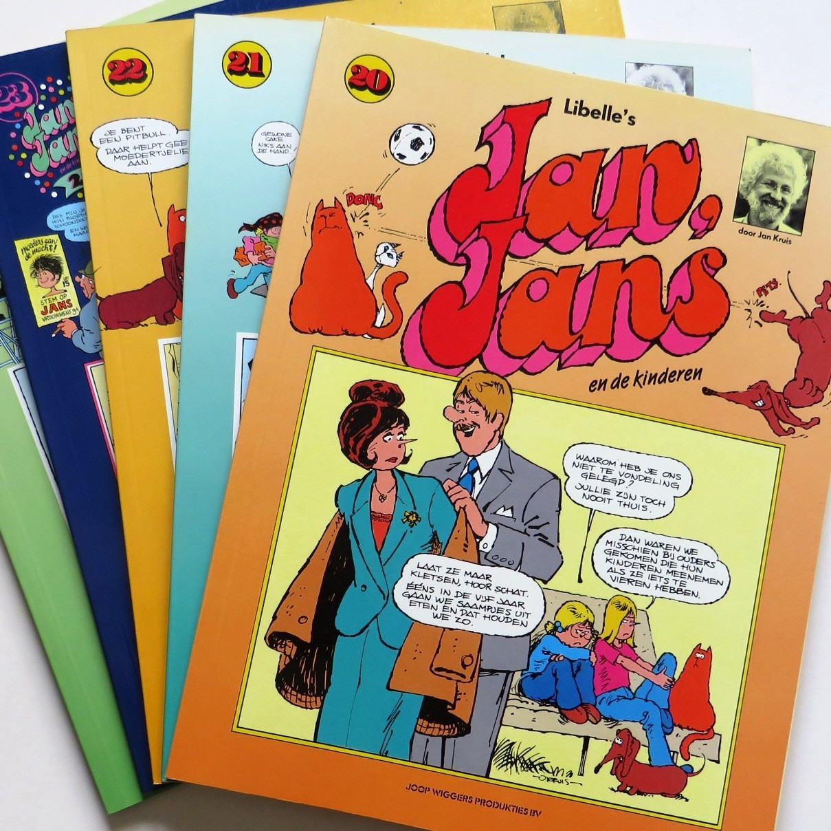 JAN, JANS en de KINDEREN lotto 5 fumetti JAN KRUIS J. Wiggers 1990-96 PERFETTI