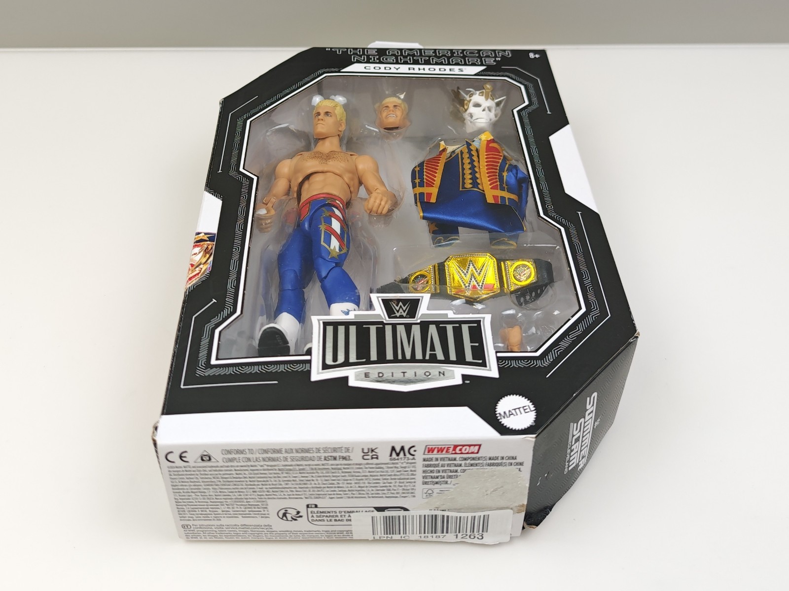(READ) Mattel WWE Ultimate Edition Cody Rhodes Action Figure & Accessories