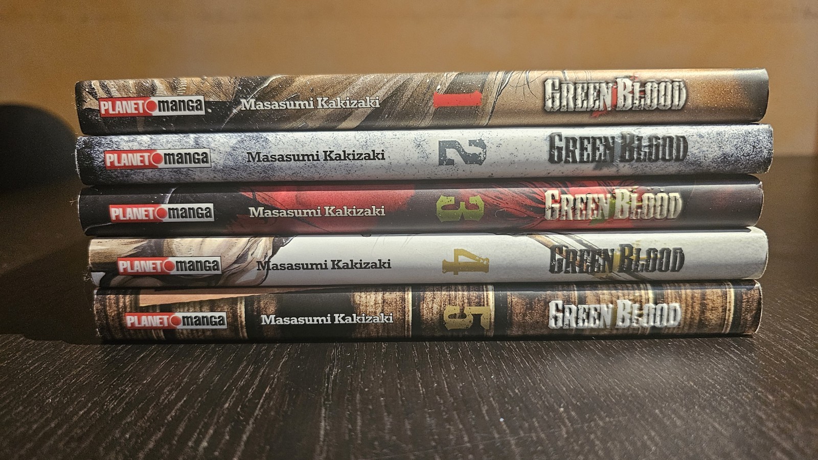 Planet Manga Green Blood serie volumi 1-5 set Masasumi Kakizaki copertina