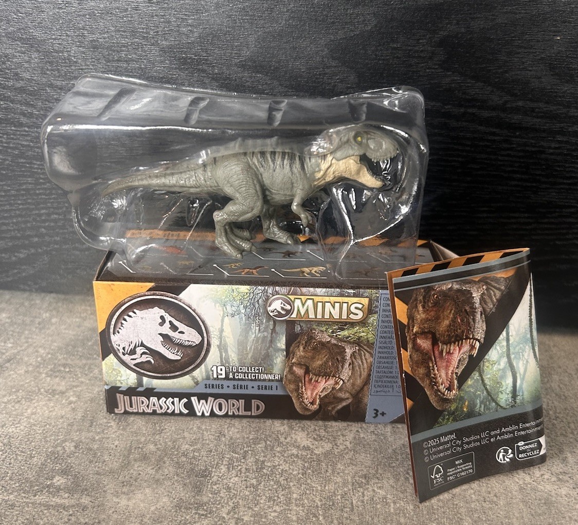 Tyrannosaurus Rex T-Rex JURASSIC WORLD Rebirth Minis SERIE 1 personaggio dinosauro #036