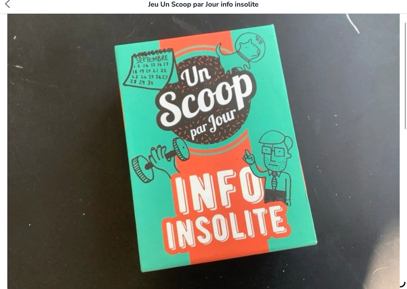 Jeu de société SCOOP info insolite