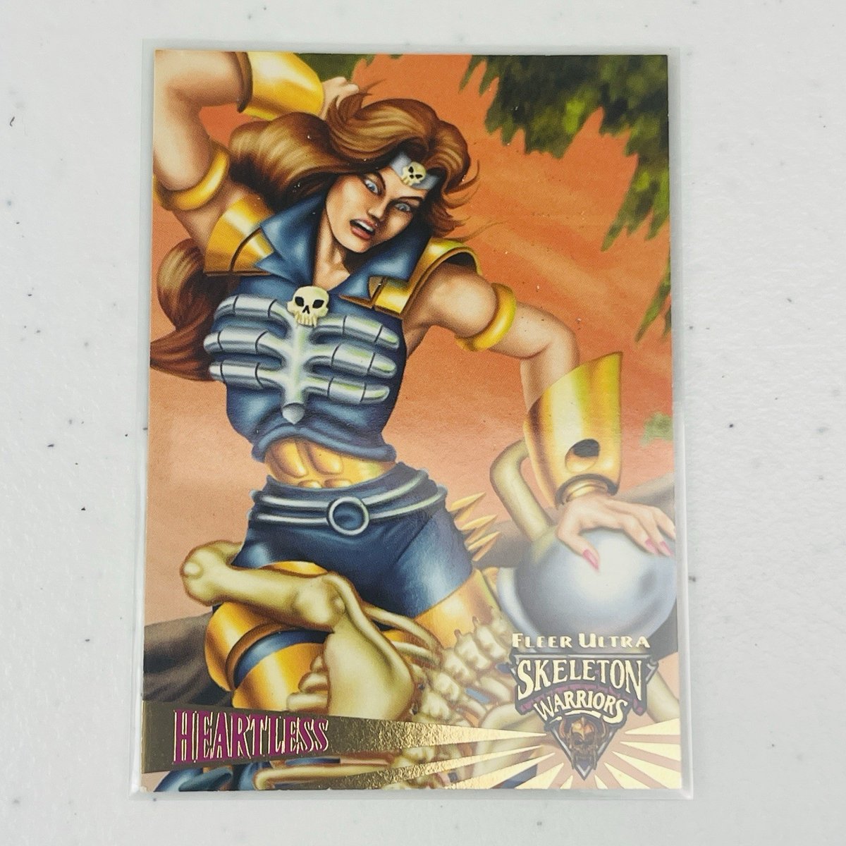 Skeleton Warriors 1995 Fleer Ultra 86 Heartless Trading Card