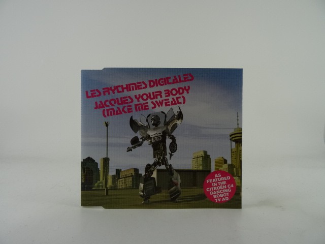 LES RYTHMES DIGITALES JACQUES YOUR BODY (MAKE ME SWEAT) (A58) 6 Track CD Single 