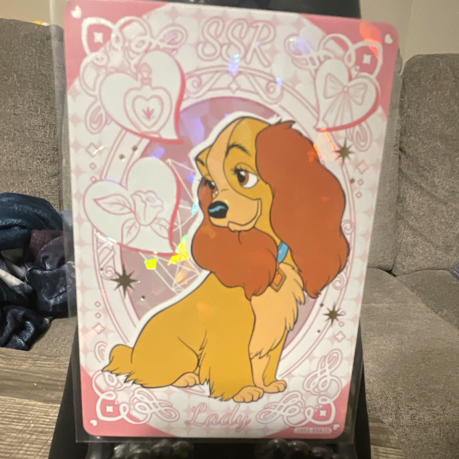 CardFun Disney Lady and the Tramp Lady Hologram Non-Sport Card 2023 SSR 76