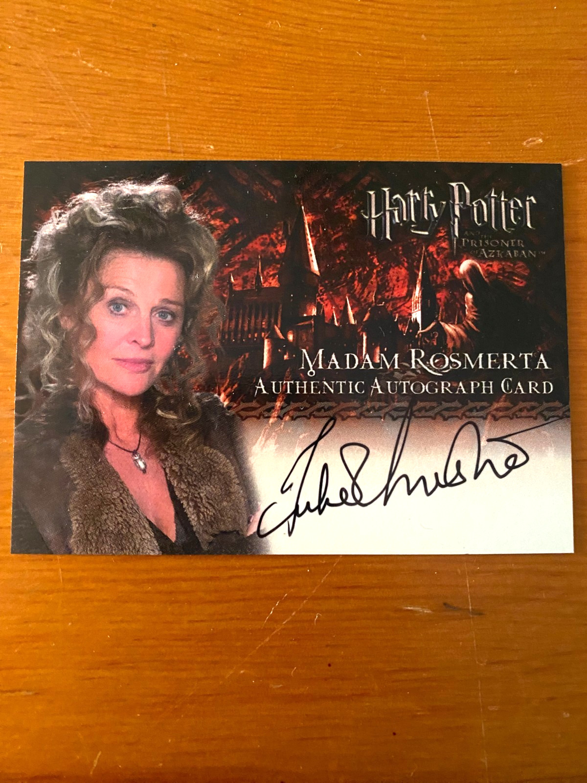 Harry Potter Julie Christie - Madam Rosmerta Autograph Card