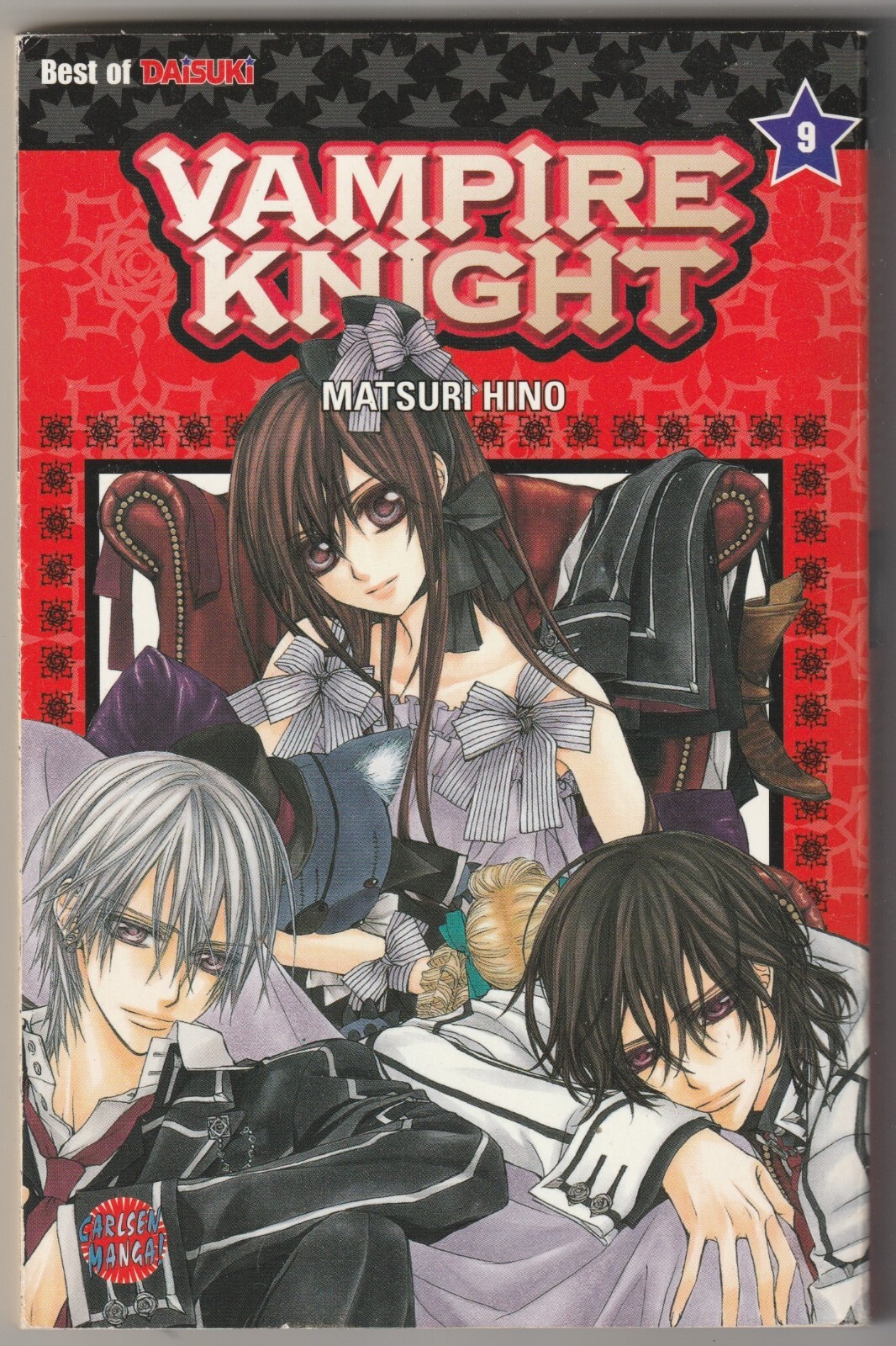 ✪ VAMPIRE KNIGHT #9, Carlsen 2010 MANGA TASCABILE Z1/1-