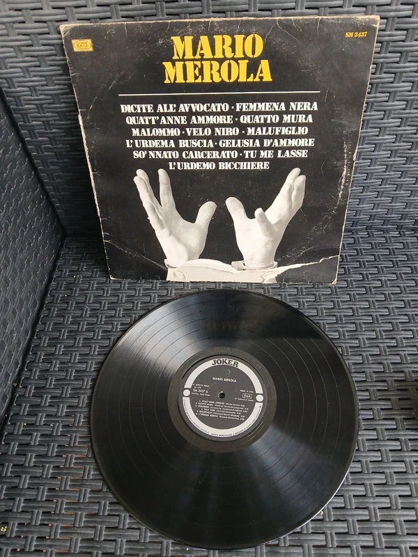Disco Vinile Lp Mario Merola Dicite All'Avvocato Joker 33 Giri Originale 12"