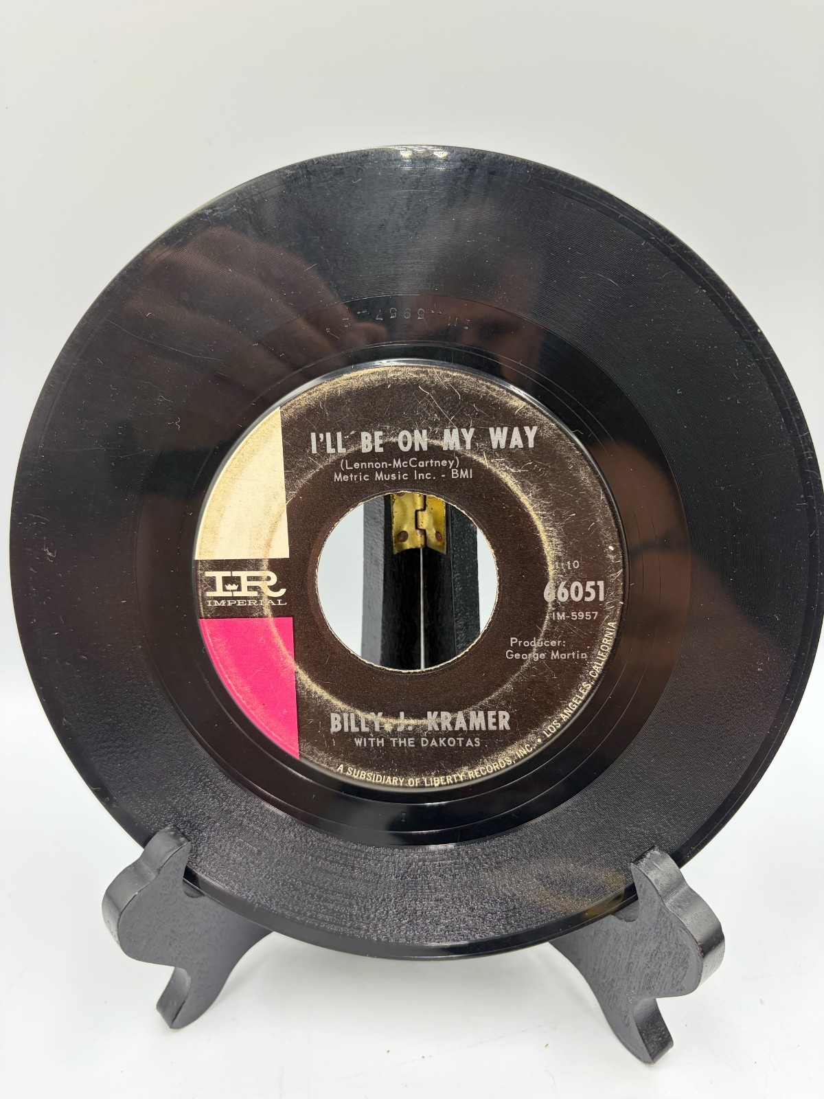 Billy J. Kramer Dakotas I'll Be On My Way / From A Window 45 Imperial 66051