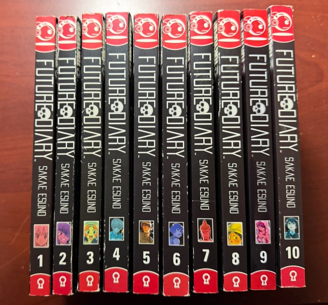 Lotto Manga Diario Futuro COMPLETO Vol. 1-10 (Inglese Tokyopop Sakae Esuno)