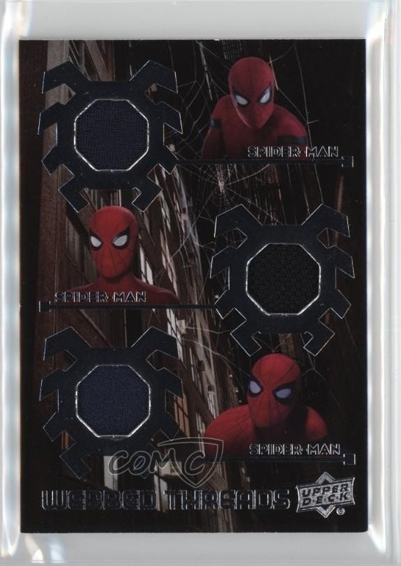 2017 Marvel Homecoming Webbed Threads Triple Memorabilia Spider-Man #WTT4 0dp1