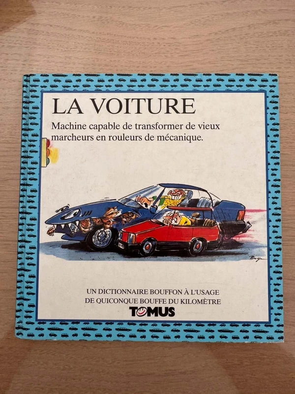 Livre humoristique La Voiture – Dictionnaire bouffon Tomus