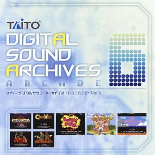 CD musicale di gioco Taito Digital Sound Archives ARCADE Vol.6 (con obi)