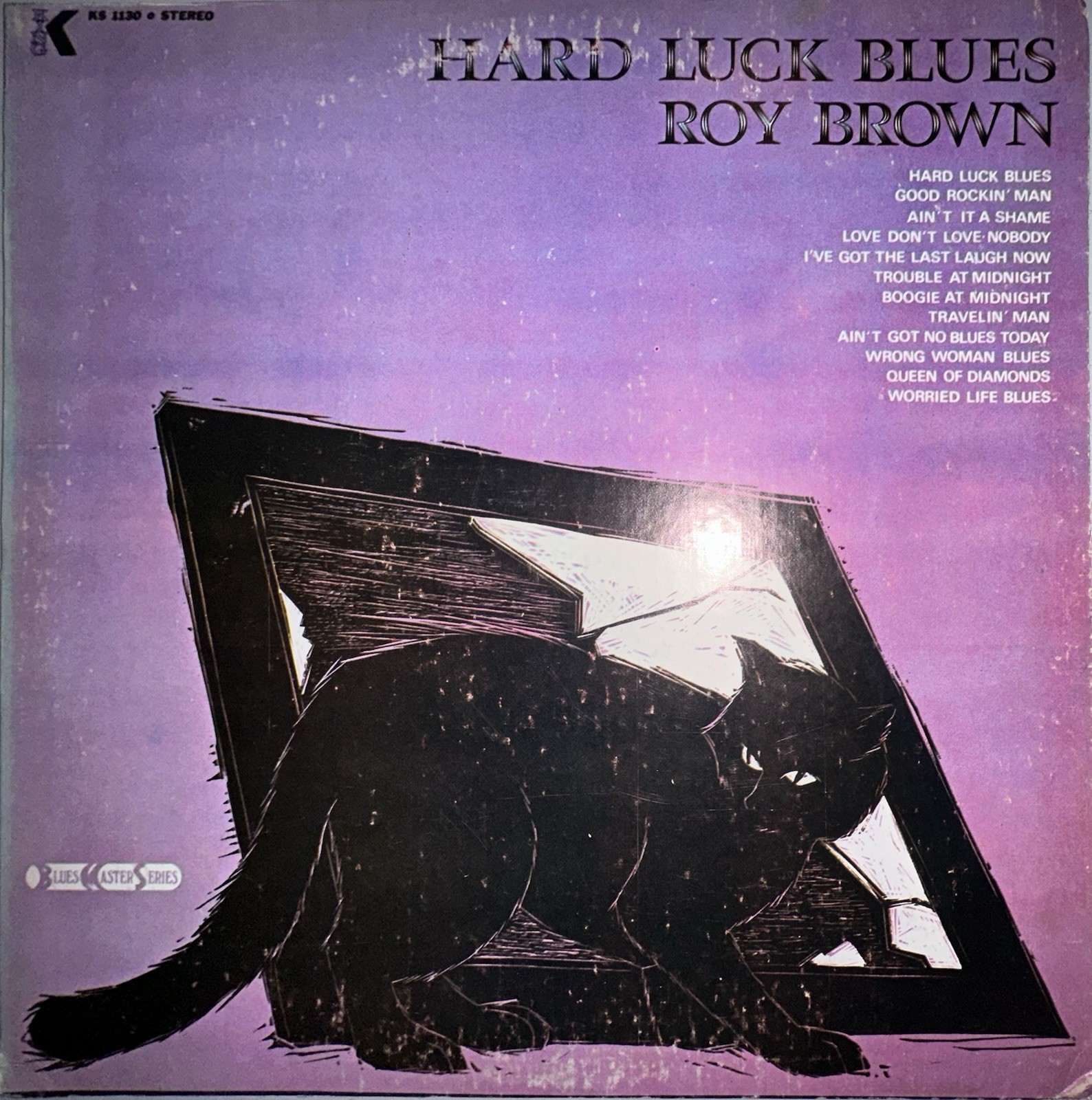 Roy Brown - Hard Luck Blues 1976 USA Compilation Record VG/VG+ Condition