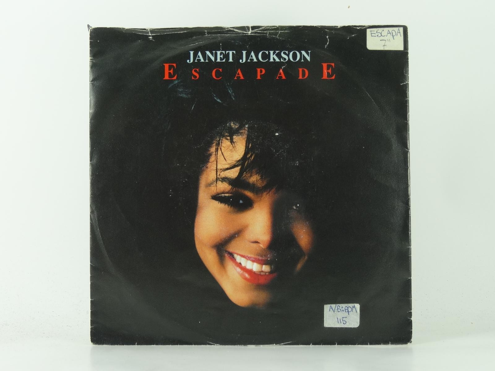 JANET JACKSON ESCAPADE (41) 2 Track 7" Single plus Picture Sleeve A&M RECORDS