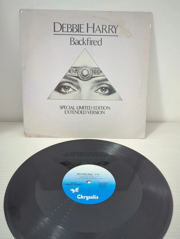 Debbie Harry - backfired/military rap - lp12 33 disco rare grooves