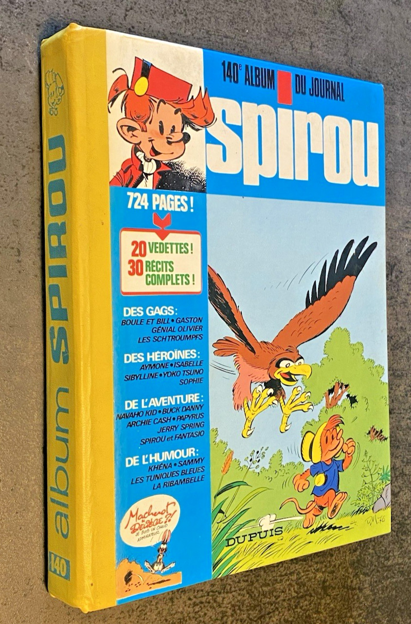 Reliure  Album du journal SPIROU N° 140 - 1976 - Bel Etat - Cote BDM 30€