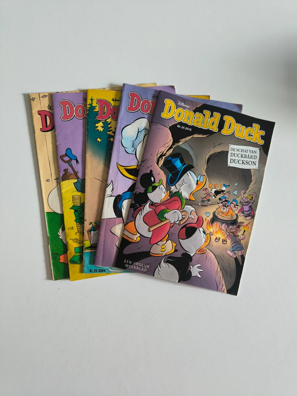 Set van 5x Donald Duck weekbladen