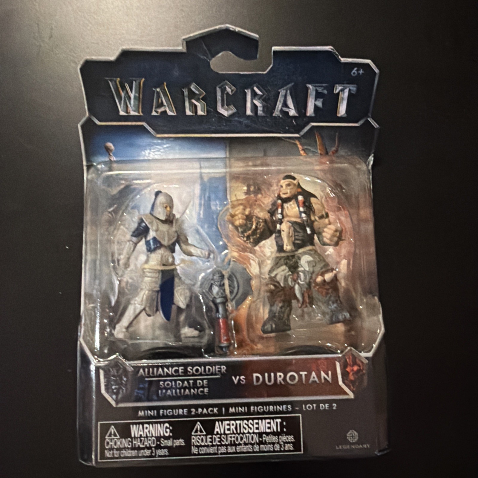 Warcraft Alliance Soldier vs Durotan Mini Figure Confezione da 2 Jakks Pacific 2016