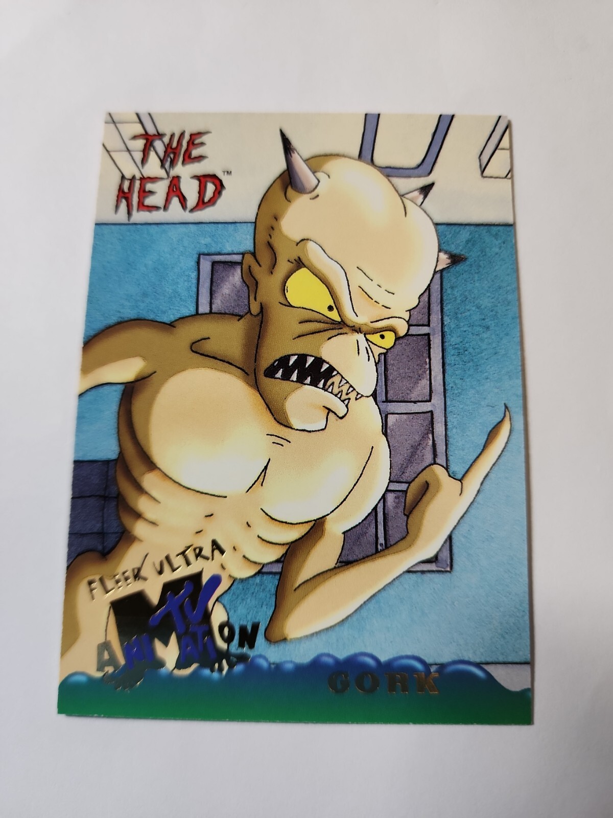 Scheda Fleer Ultra MTV Animazione La Testa GORK # 98 Vintage 1995 NM