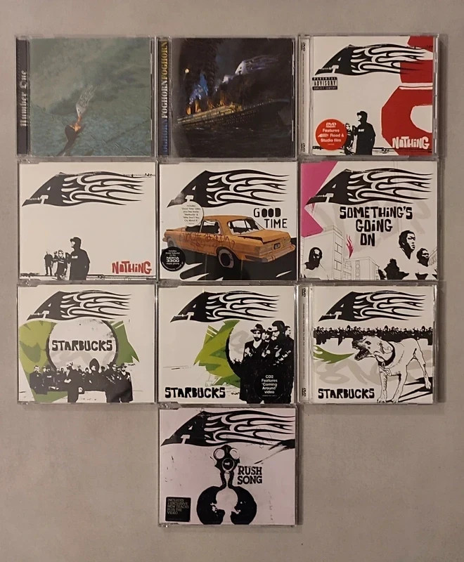 A – Lotto di 10 CD singoli (Nothing, Starbucks, Good Time, Something's Going On)