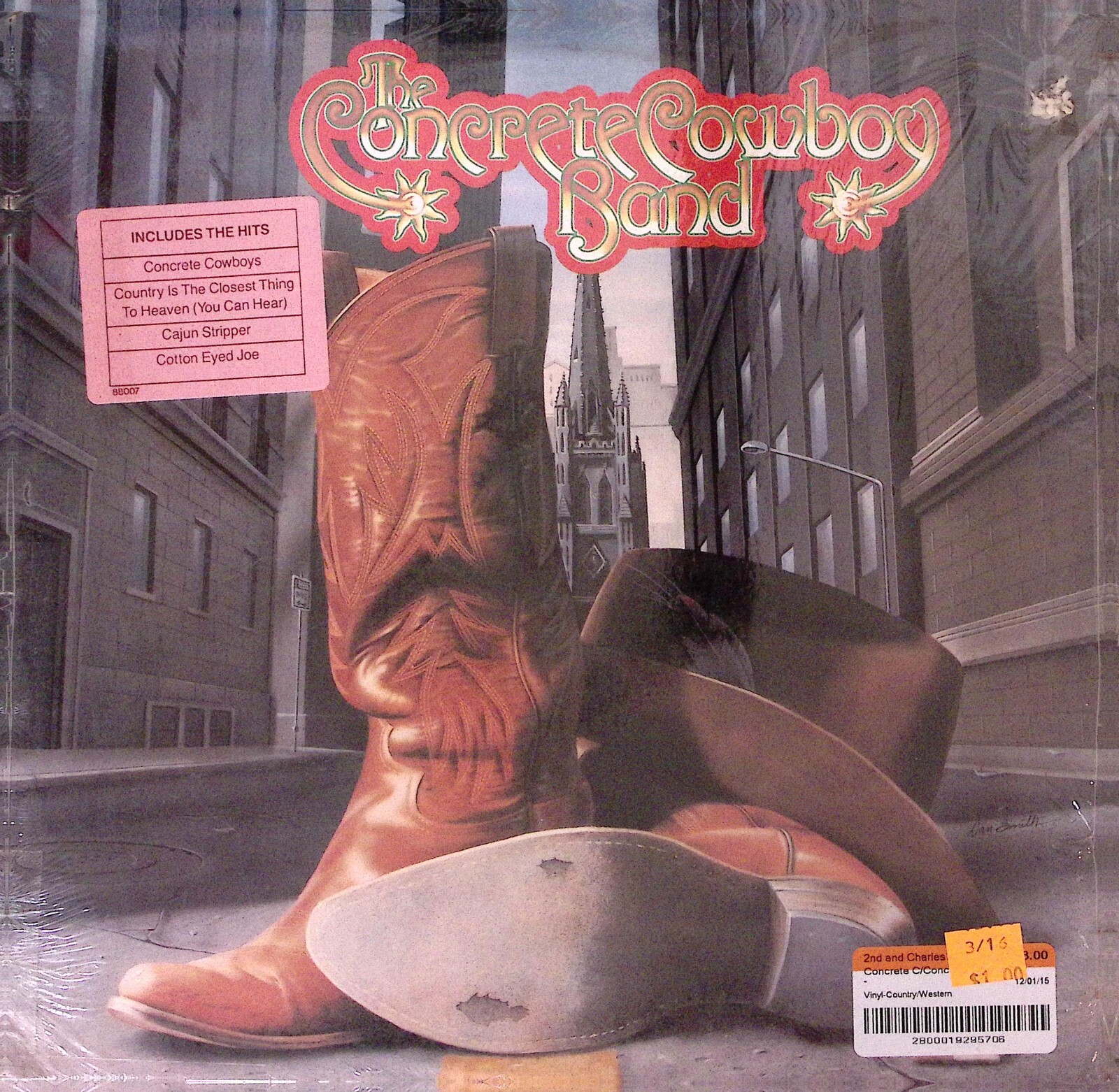 THE CONCRETE COWBOY BAND THE CONCRETE COWBOY BAND EXC W/SHRINK VINYL LP 172-27