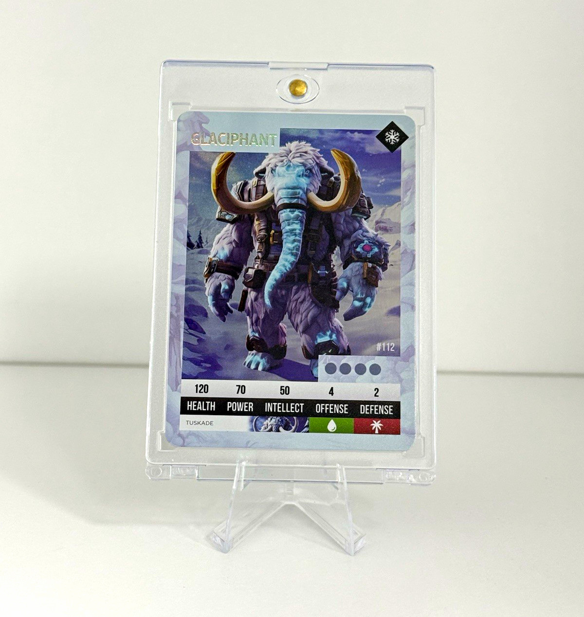 Tribes of Wondervale 1° Edizione Glaciphant #112 RARA Carta HOLO HERO