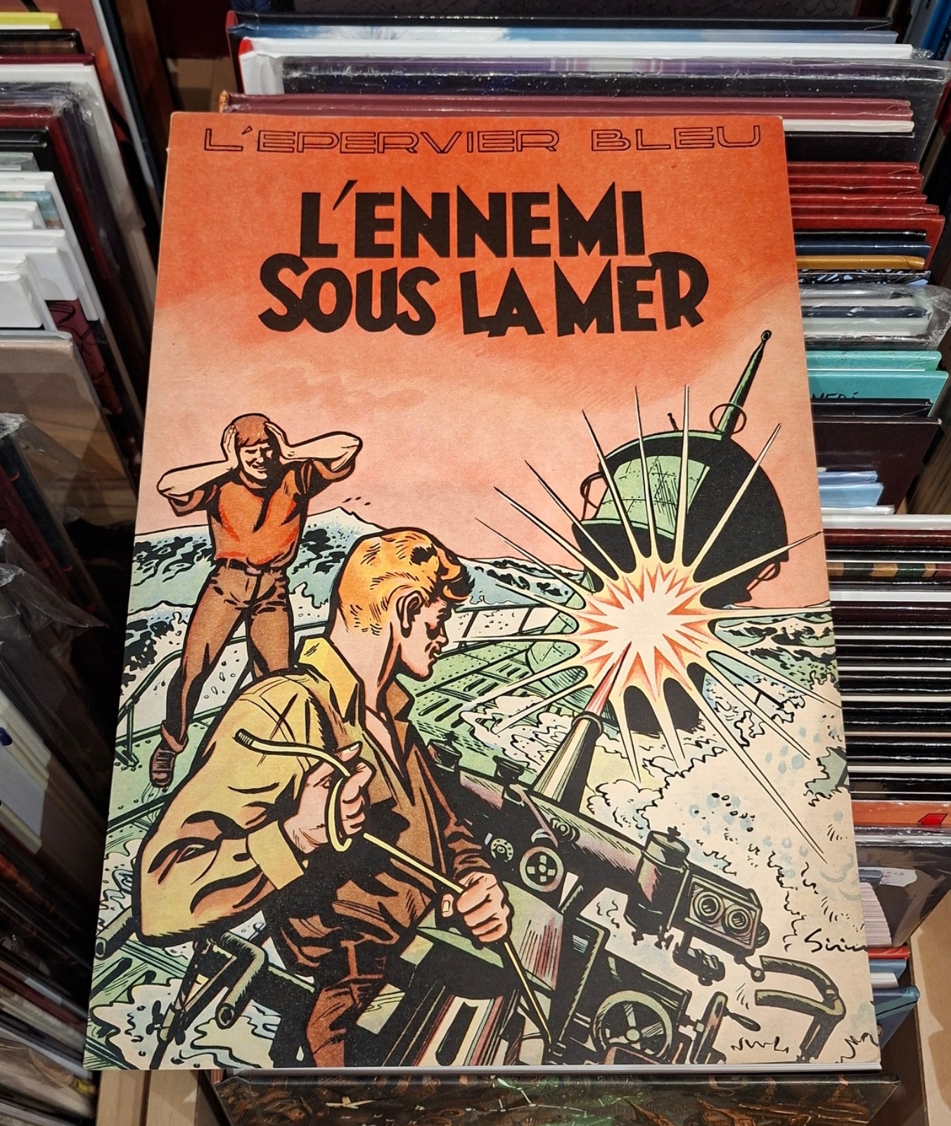 L'épervier bleu T.5 L'Ennemi sous la mer _ Sirius _ Dupuis EO 1952 TBE