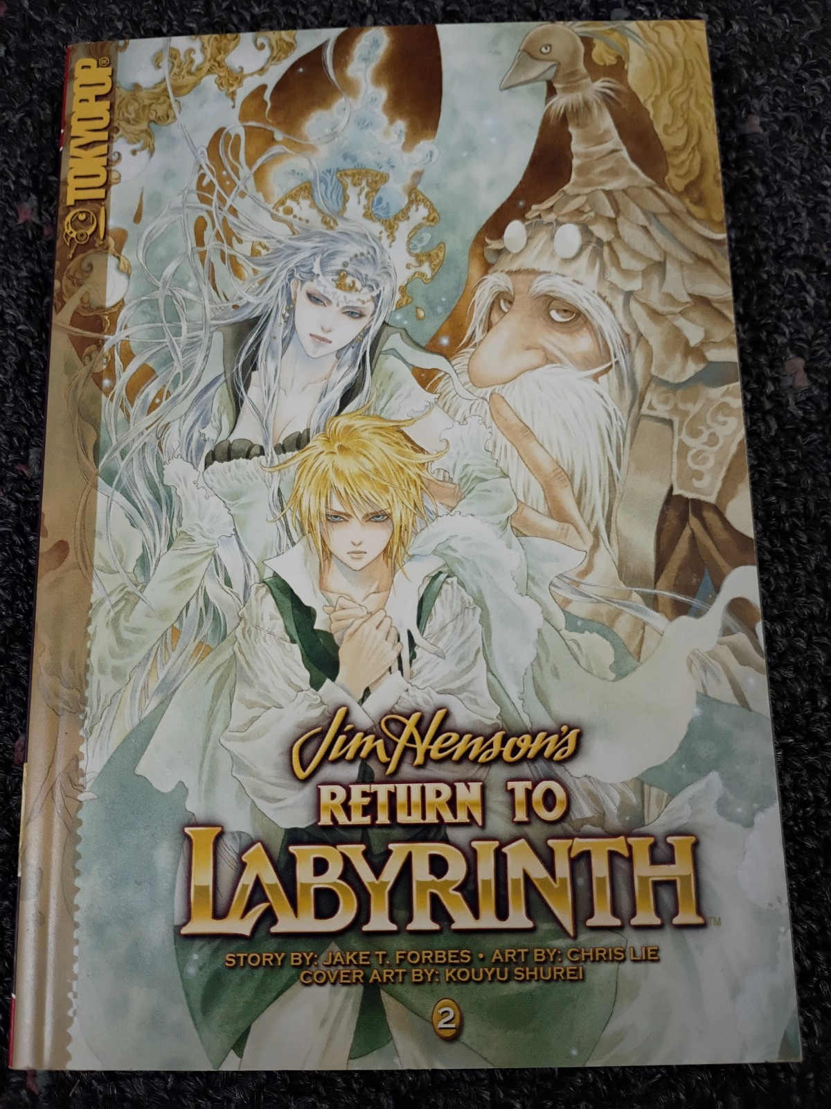 Return To Labyrinth Manga Book Volume 2 Tokyopop Graphic Novel di Jim Henson