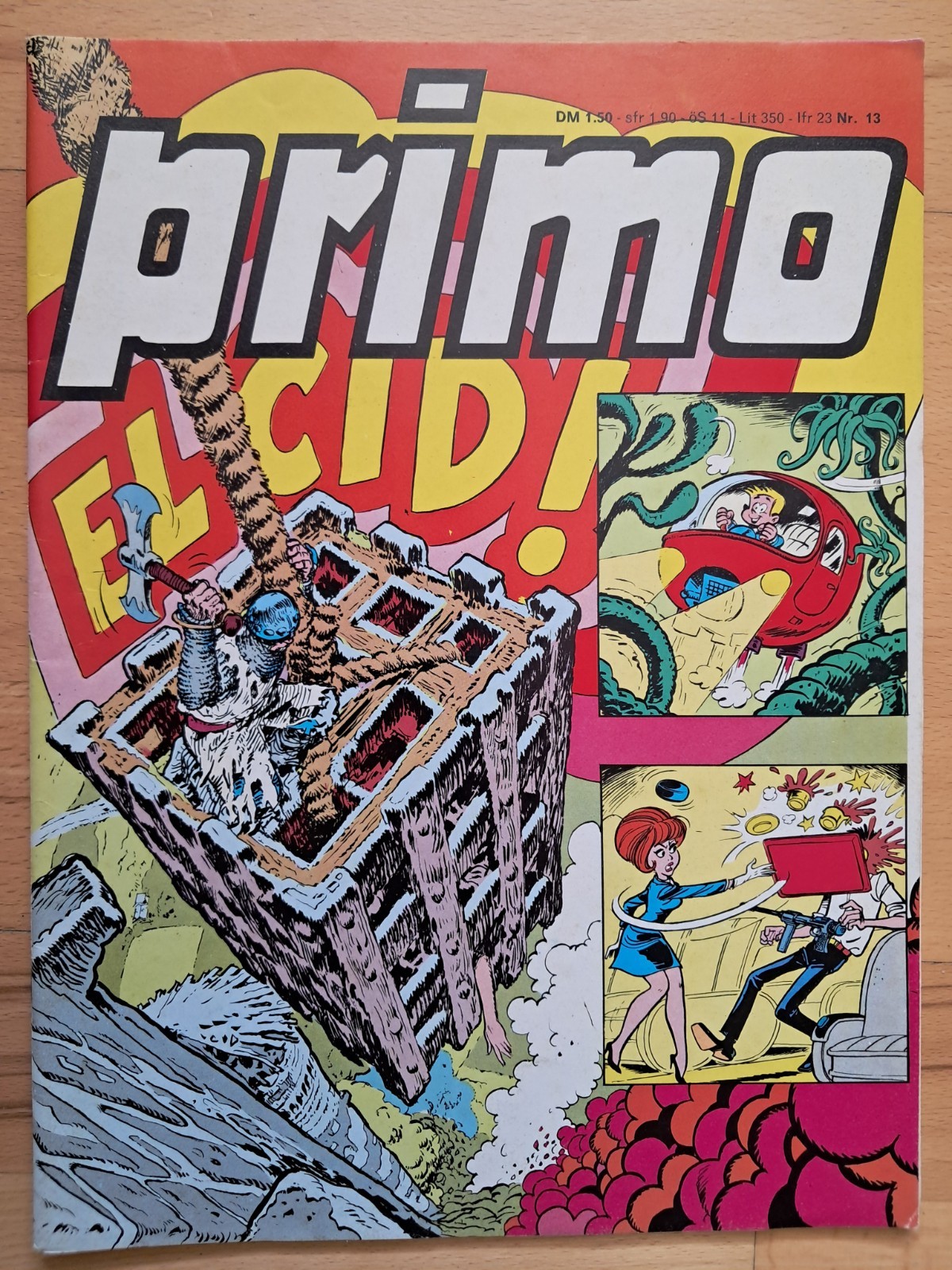 Primo n.13 del 1973 con Sammy & Jack, El Cid, Katja, Mischa, Canterville - OTTIMO